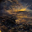 Golden swirls