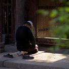 Praying at the Mosque of Great Learning