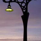 Lamppost at twilight