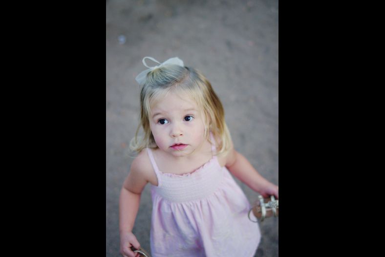 Girl in pink