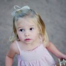 Girl in pink