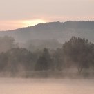 In the morning the water vapor