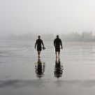 beach walkers