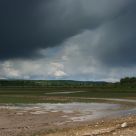 Storm over the delta
