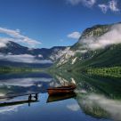 on the lake