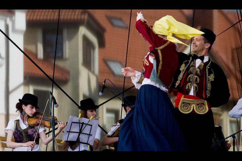 Folk dancers from Montenegro
