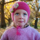 Girl in Hagley Park, Christchurch, in Autumn