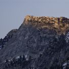 Last light On The Mountain Top