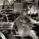 a man at work