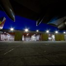 Evening Falls in NAIA Maintenance Hangar
