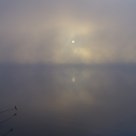Misty morning of Lake Hakanoa