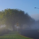 Misty morning of Lake Hakanoa
