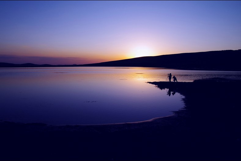 Sunset Yinma Lake