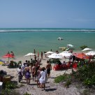 In the beach