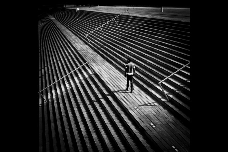 At the long steps