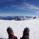 Resting on Mont Blanc