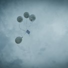 ballons with a message
