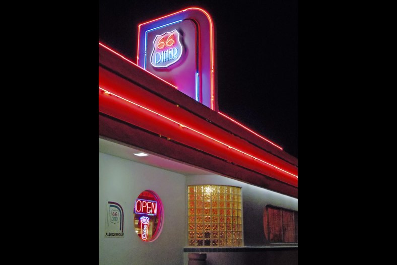 Neon nights on Route 66