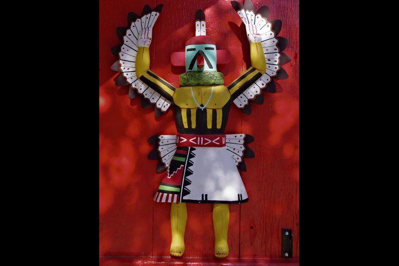 Kachina Doll in mixed sun & shade-HDR in camera