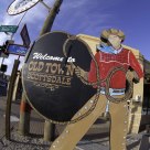 Cowboy welcome to Scottsdale