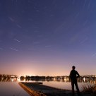 Star Trails Over Greenlake