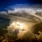 Thunderstorm over Austria