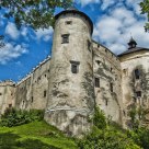 Old castle in the green