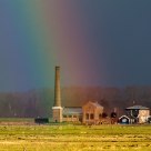 at the end of a rainbow
