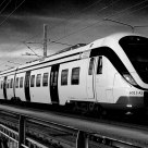 Looks like a Caterpillar  -  Sweden long distance train