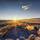 winter sunset