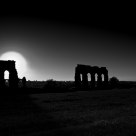 Sunset on the old ruins