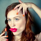 Fake cutout lips