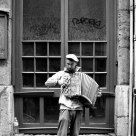 Accordionist on the Streets of Lyon