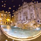 Fontana di Trevi in the Rain