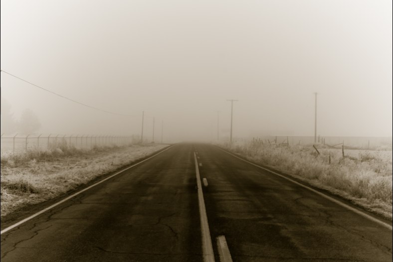 Foggy road to........