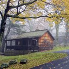 Foggy Cabin