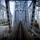 The bridge over the Irtysh River