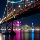 Bridge & Fireworks