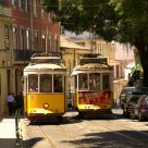 Lisbon historical tram