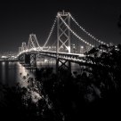 Bay Bridge By Night