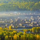 Morning of village
