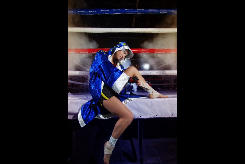 Female boxer