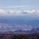 La Sal Mountain before Sunset