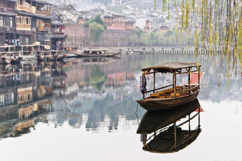Fenghuang, an ancient town in China