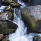 Water between the stones