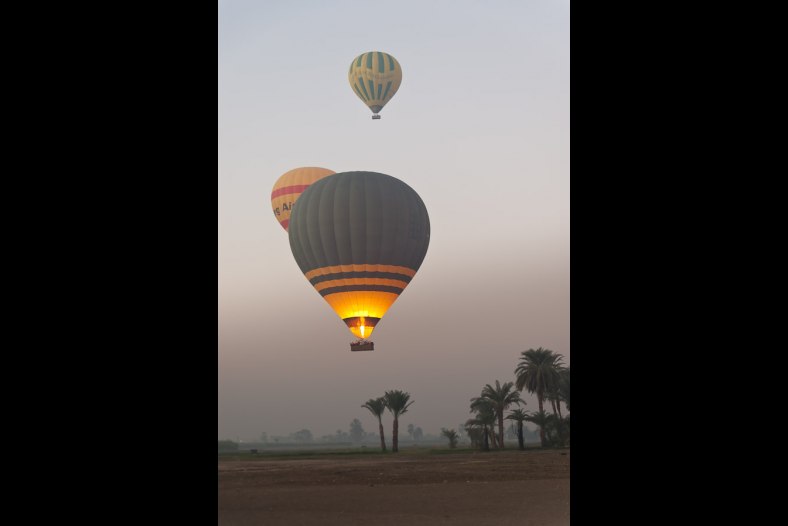 Early Morning Hot Air Balloon