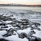 Ice in the mountain
