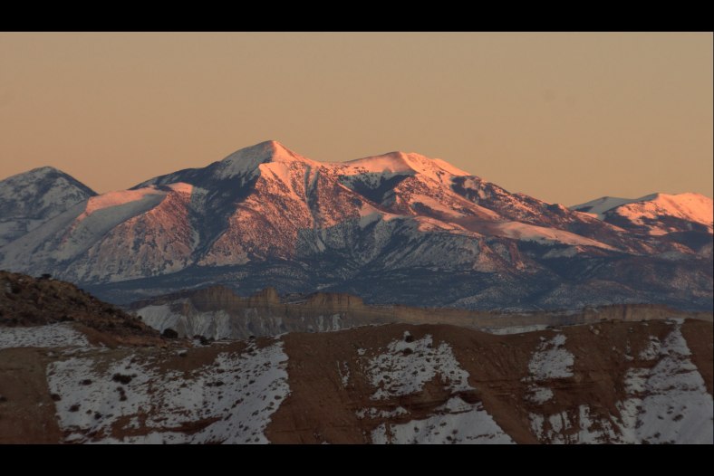 The Henry Mountains before Dark
