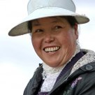 Happy Fisherwoman