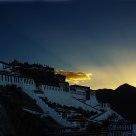 Potala Palace under breaking dawn